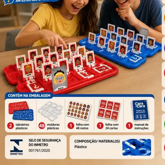 Jogo De Mesa Cara A Cara Com Aplicativo Estrela