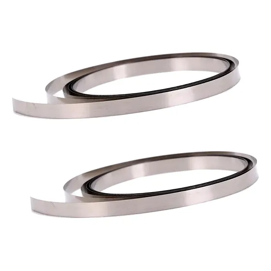 Pack 5 Und 8mm X 0.1mm X 2mt Cada Unidad, Lamina Níquel