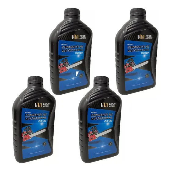 Kit Óleo P/ Correntes/sabres 1l Motosserra 4un- Lubri Motors