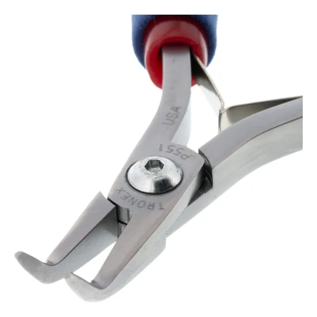 Alicate Tronex Punta Doblada 60° Fina Asa Ergonomica Larga 
