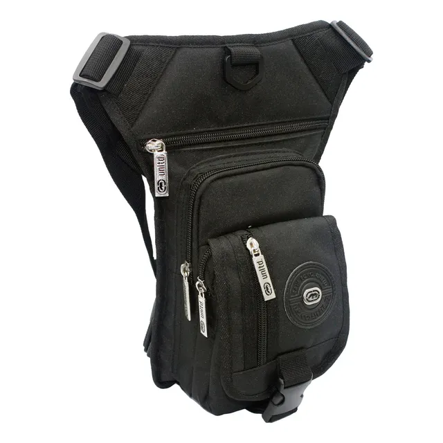 Piernera Tactica Muslera Campismo Moto Ciclismo Ecko Unltd Color Negro