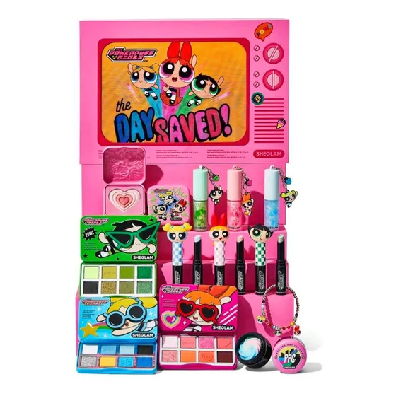 Sheglam X Chicas Super Poderosas Set Caja 100 %