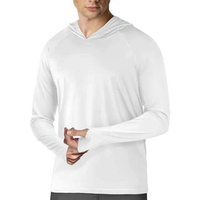 Camiseta Proteccion Solar Upf50+ Capucha Manga Larga Para Al