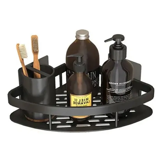 Estante Esquinero Baño Ducha Metal Adhesivo Organizador Clic