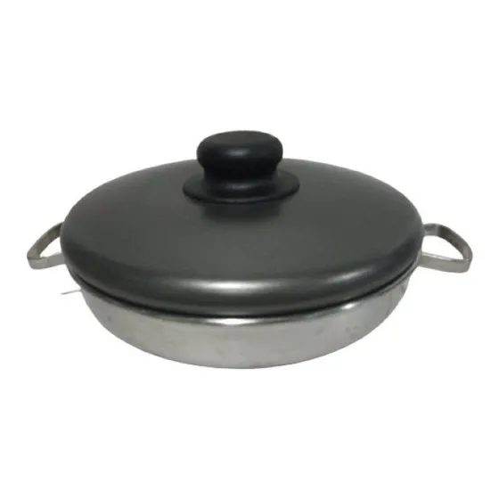Caldero De Acero Inoxidable  Con Tapa 