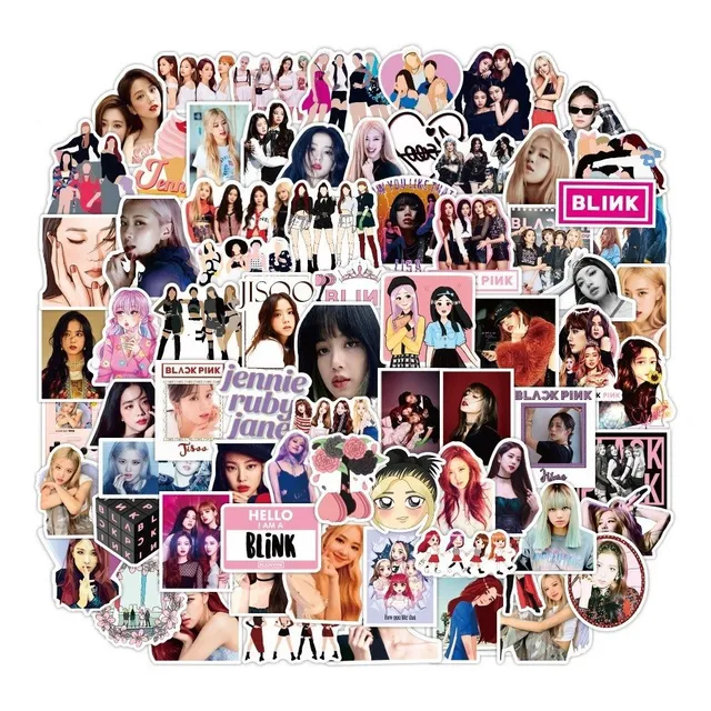 Blackpink K-pop 50 Calcomanias Coreano Stickers Contra Agua