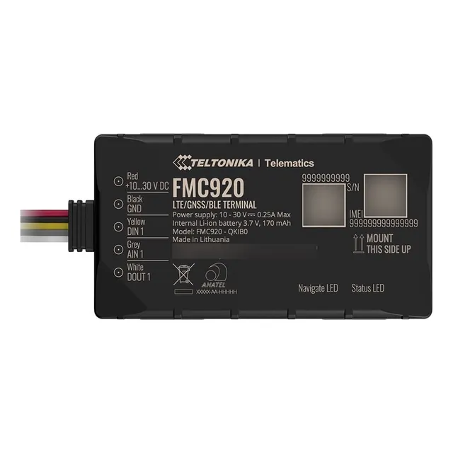 Gps Vehicular Teltonika Fmc920 4g Bluetooth Antibloqueo