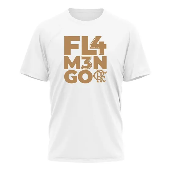 Camisa Flamengo Licenciada Braziline Realization Branca