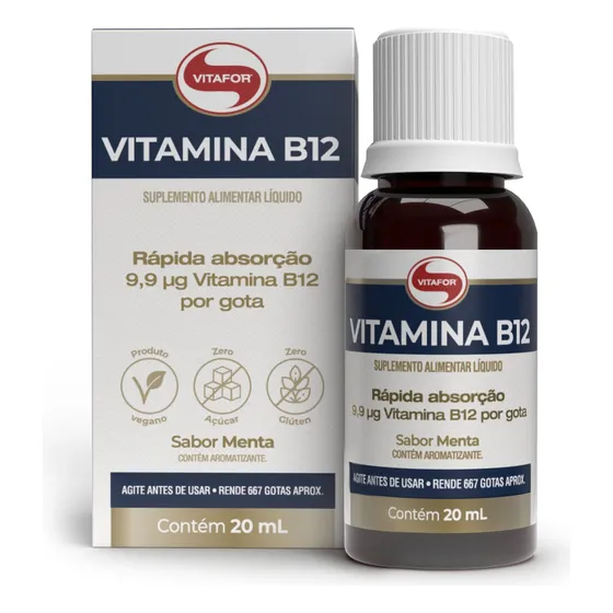 Vitamina B12 Menta 20ml Vitafor Menta