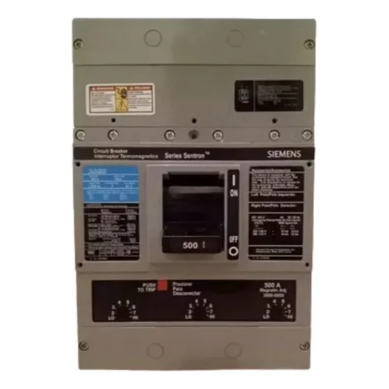 Circuit Breaker Siemens Series Sentron Lxd63b500 500 Amp Color Negro