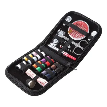 Ricco Kit Costura 27 peças Viagem Inclui Fita Métrica Régua Descosedor