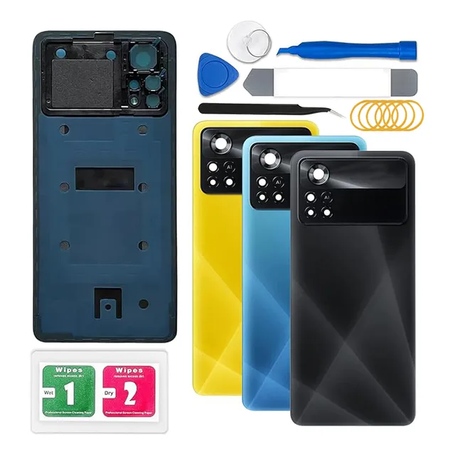 Tapa Trasera Para Xiaomi Poco X4 Pro 5g Con Cristal Cámara