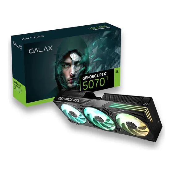 Mercado Livre Placa De Video Galax Rtx 5070 Ti Ex Gamer 16gb Gddr7 256bits image