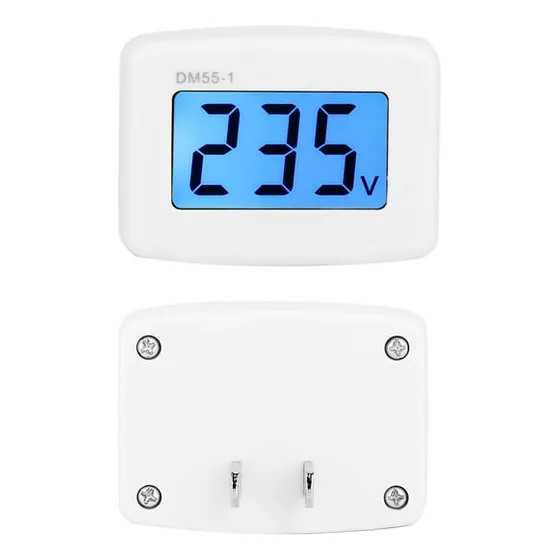 Voltímetro Digital Dm55-1 , Probador De Voltaje 110v, 220v