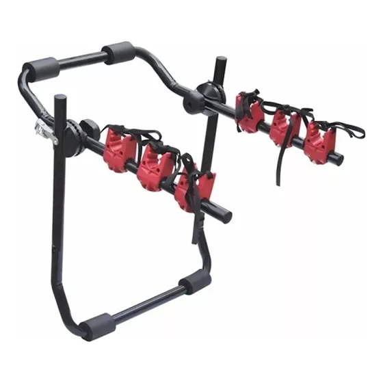 Barra O Soporte Porta Bicicletas Para Auto Suv Hasta 3 Bici Color Negro
