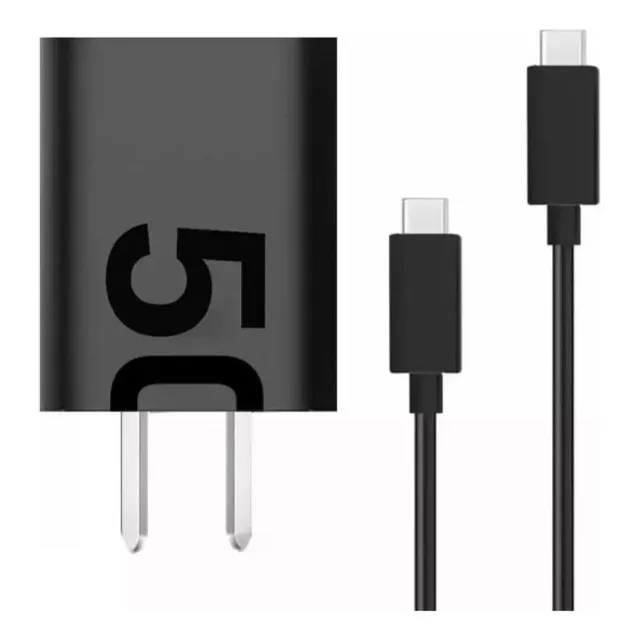 Cargador Motorola 50w Usb-c + Cable C De Carga Rápida !!