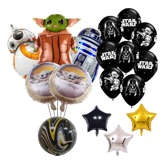 Kit De Globos Decorativos Fiesta Star Wars