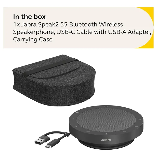 Microfono Altavoz Bluetooth Jabra Speak2 55 Conferencias