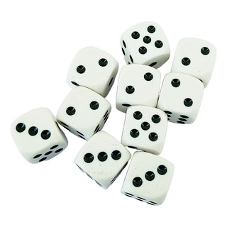 Kit 10 Dados 6 Lados 16mm Jogos De Tabuleiro Bingo Eventos Kit 10 Dados 6 Lados 16mm Jogos De Tabuleiro Bingo Eventos