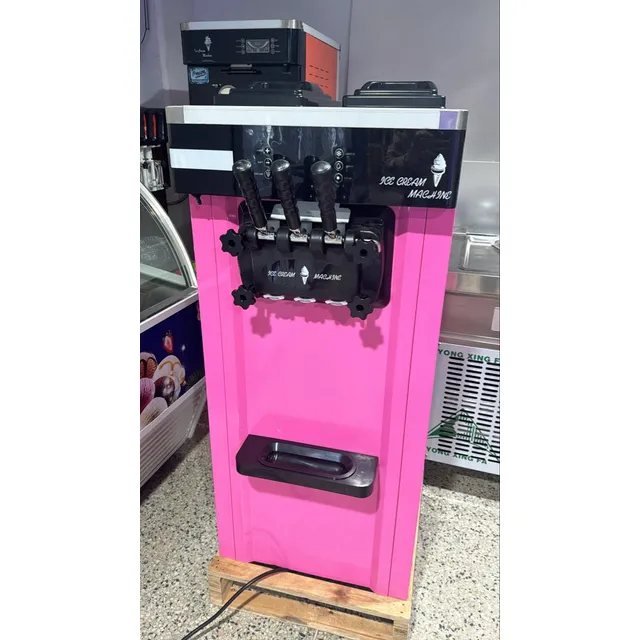 Máquina De Helados 2 Sabores De Pedestal Y Mesa Nuevas