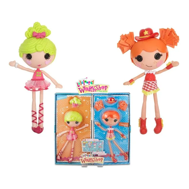 Lalaloopsy Workshop 2 Muñecas Bailarina Y Vaquera Original