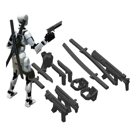 Figura Articulada Dummy 13 + Accesorios