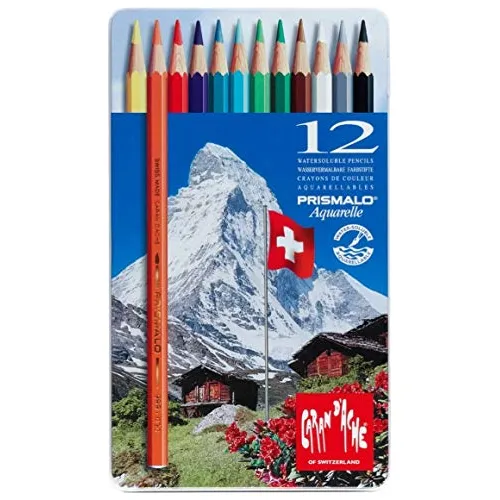 Estuche De 12 Lápices Prismalo Aquarelle