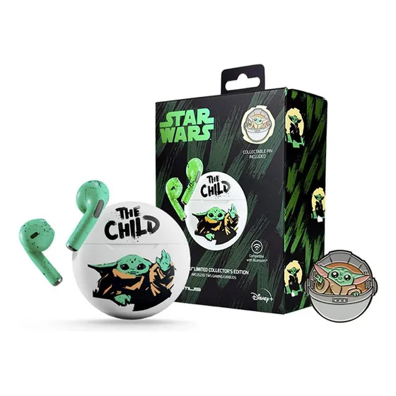 Audífonos Primus Grogu Arcus230 Tws Color Verde