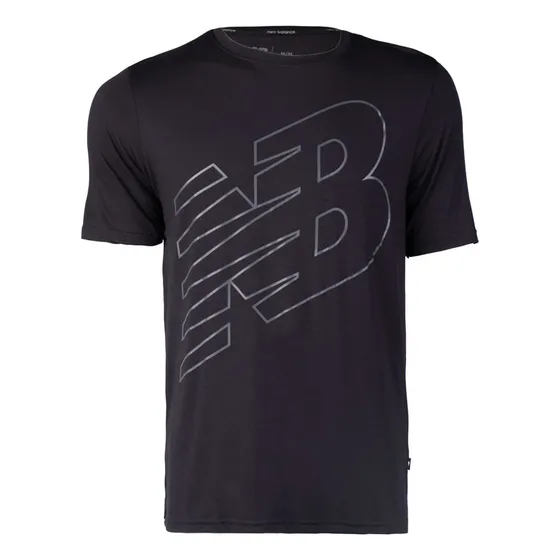 Camiseta Masculina New Balance Logo Performance Manga Curta