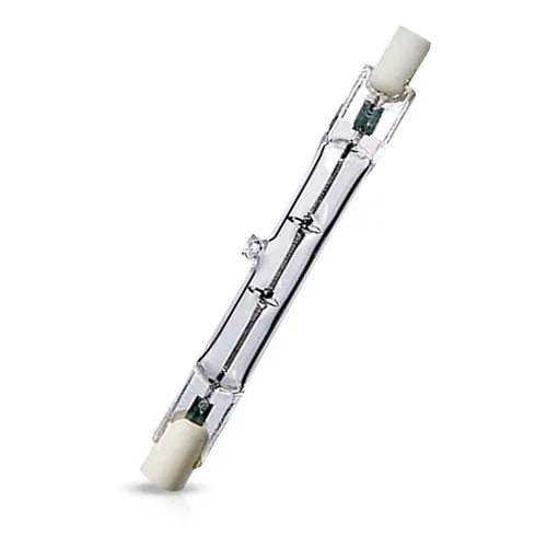 Lâmpada Halógena Palito 150w 127v 2800k Luz Amarela Ourolux