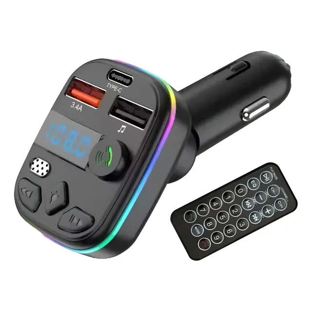Transmisor Fm Bluetooth Modulador Con Control Remoto Carro