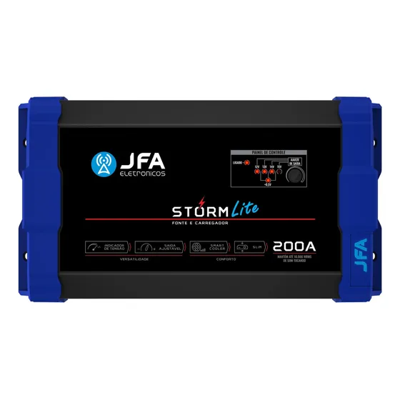 Fonte Carregador Automotivo Jfa 200a Storm Lite 12v Bivolt