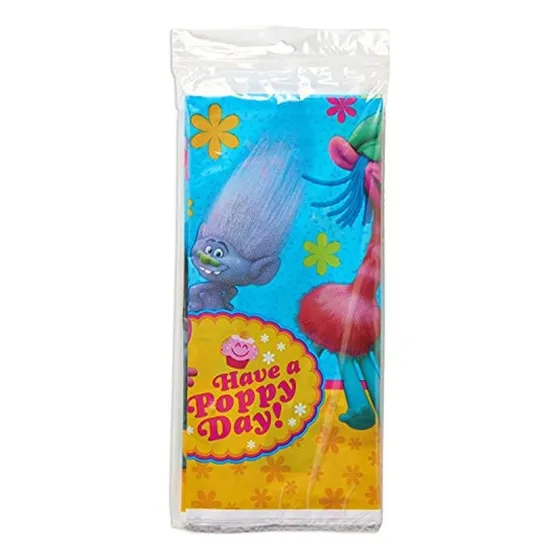 American Greetings Trolls Cubierta De Mesa De Plástico, 54