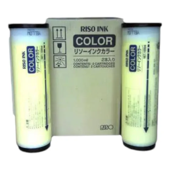 Tinta Riso Duplicador Gr Hd 3770, S-3978 Amarelo Cx C/ 2 Und