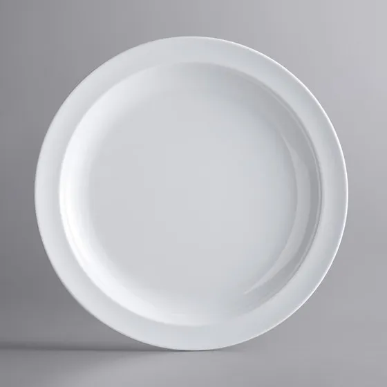 Plato Blanco Melamina Postre 20 Cm Acopa