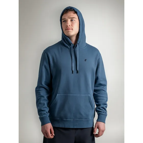 Polera Con Capucha Para Hombre Oil Blue