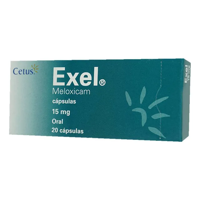 Exel Cápsula 15 Mg, 20 Cápsulas