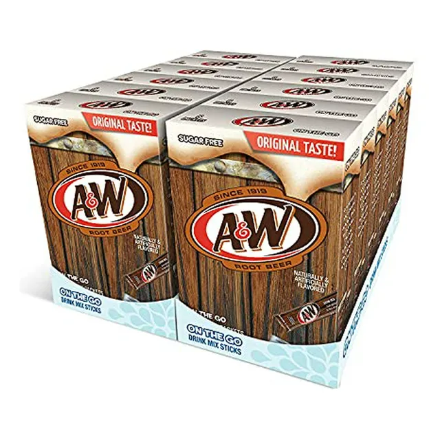 Mezcla Para Bebida A&w Root Beer En Sobres, 6-0.53 Oz (12x72