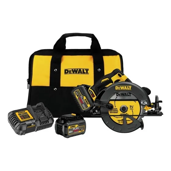 Sierra Circular 7 1/4 60v Xr 65mm 2 Bat Dewalt Dcs578t2-b2