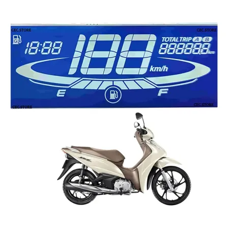 Display Lcd Painel Digital Moto Honda Biz 125 2018 À 2024