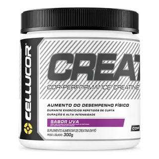 Creatina Monohidratada 300g - Cellucor Sabor Uva Uva