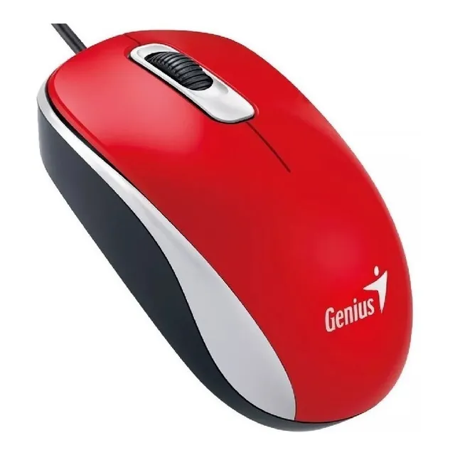 Mouse Genius DX-110 USB rojo pasión