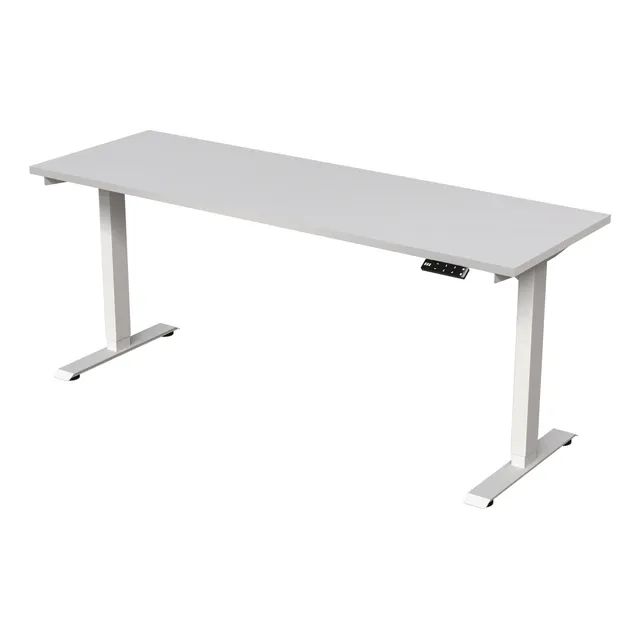 Escritorio Estandar Altura Ajustable Electrico Randu Blanco Tablero 180x60 25mm Blanco
