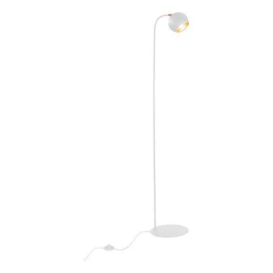 Lampara De Pie Luz Led Spot Bocha Esquinera Deco Living E27