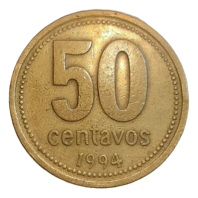 Moneda Argentina De 50 Centavos Año 1994