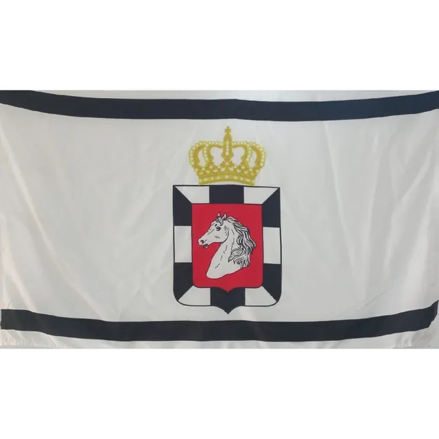 Bandera De Duchy Of Lauenburg (tamaño 90x150cm) Doble Faz Po