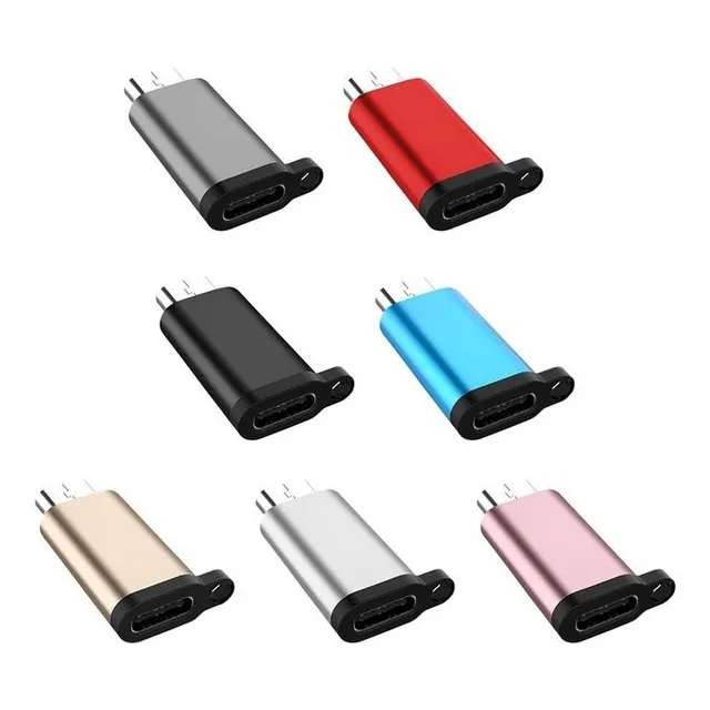 Adaptador Convertidor Tipo C Hembra A Micro Usb V8 Macho