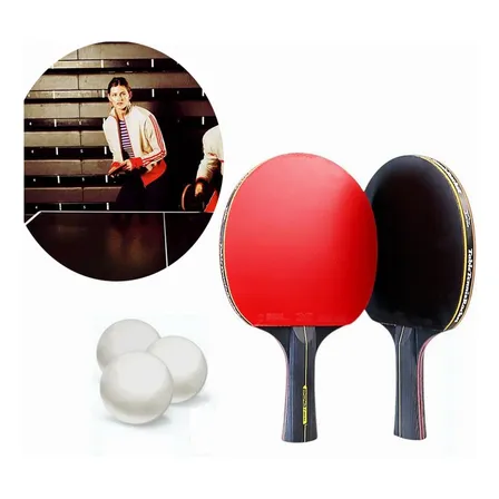 Set 2 Paleta De Ping Pong Profesional 6 Star / Con Estuche