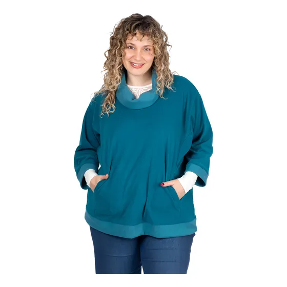 Poncho Abrigo Oversize Darlon Onara Tessa Tendencia Comodo