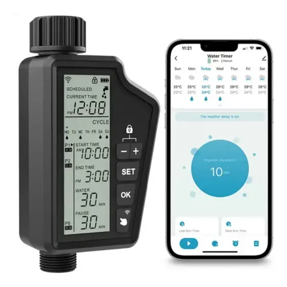 Programador Inteligente Wifi Para Riego Automático App Tuya